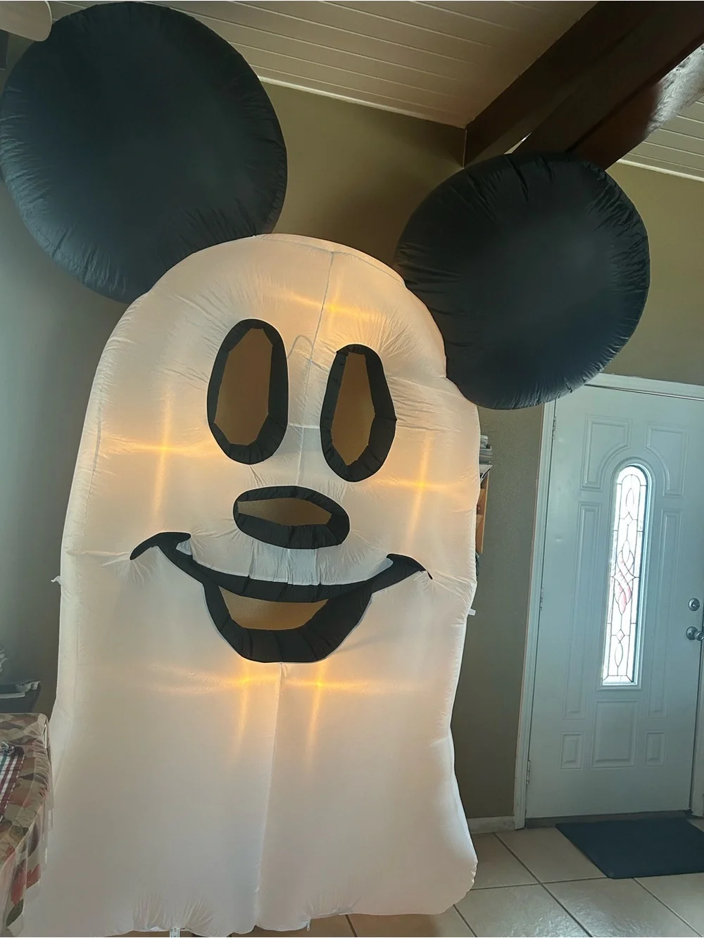 New Gemmy Mickey Ghost Halloween Inflatable